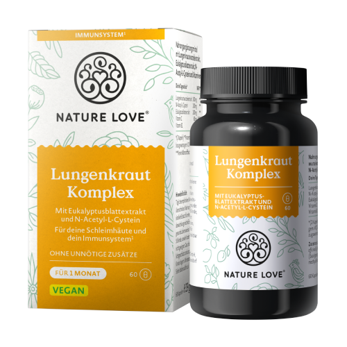 Complex vegan cu plămânărică, 60 de capsule