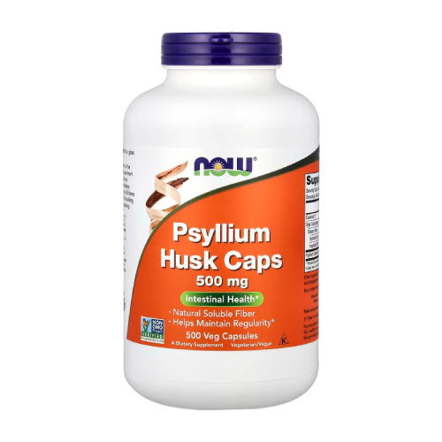 Pătlagină indiană (psyllium) 500 mg, 500 de capsule