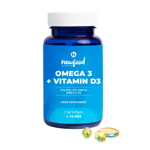 Omega 3 + vitamina D3.