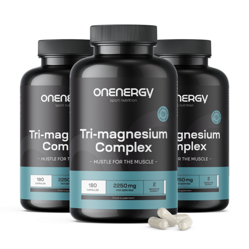 3x Trimagneziu complex 2250 mg, total 540 de capsule