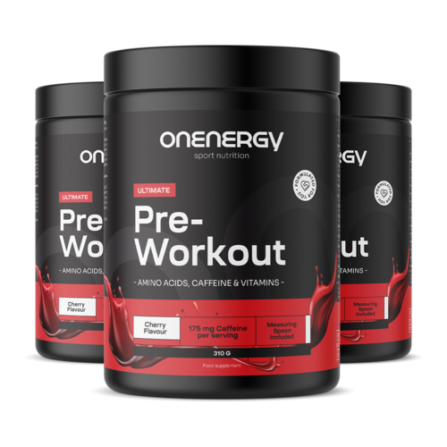 3x Pre-Workout - pulbere pentru preparare băutură, total 930 g