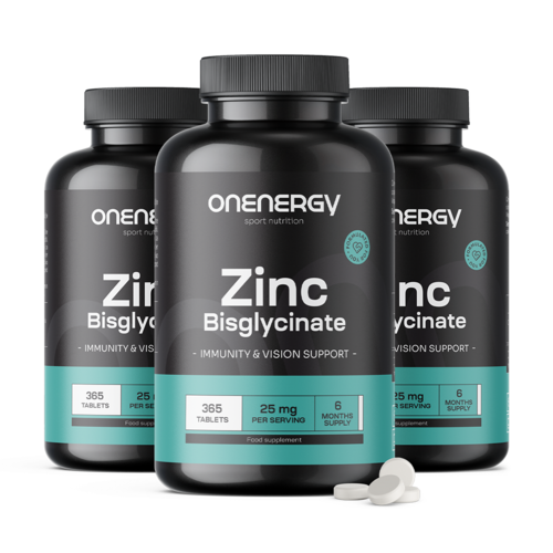 3x Bisglicinat de zinc 25 mg, total 1095 de comprimate