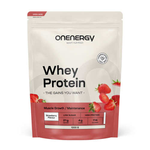 Proteine Whey - căpșuni, 1000 g