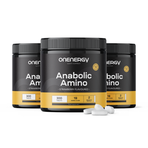 3x Anabolic Amino – complexul anabolic de aminoacizi, total 900 de comprimate