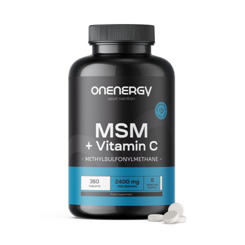 MSM 2400 mg - cu vitamina C, 360 de comprimate