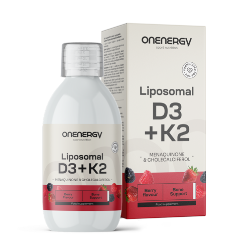 Vitamina D3 + K2 lipozomală, 250 ml