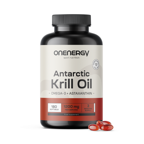 Ulei de krill 1200 mg, 180 de capsule moi