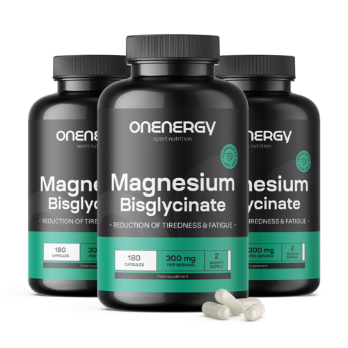 3x Bisglicinat de magneziu 300 mg, total 540 de capsule