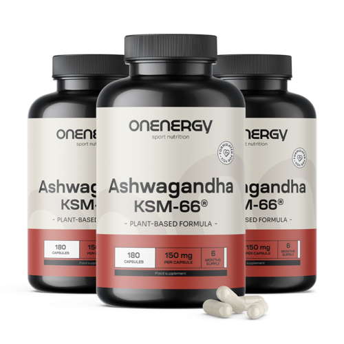 3x Ashwaganda KSM-66®, total 540 de capsule
