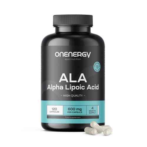 ALA - acid alfa lipoic 600 mg, 120 de capsule