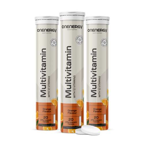 3x Multivitamine - comprimate efervescente, total 60 de comprimate efervescente