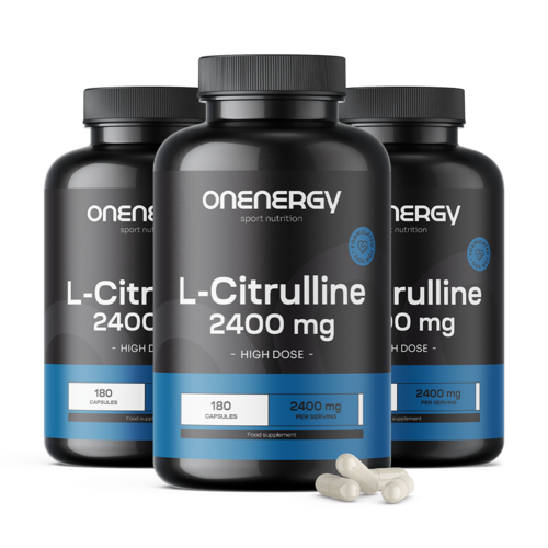 3x L-citrulină 2400 mg, total 540 de capsule