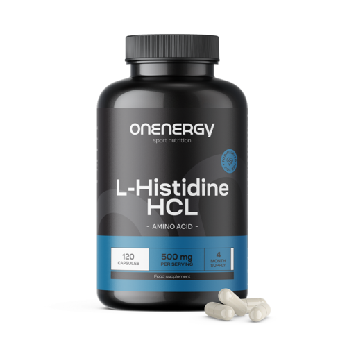 L-histidină HCL 500 mg, 120 de capsule
