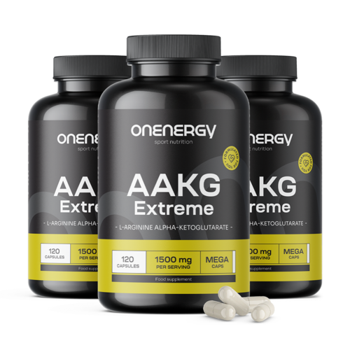 3x AAKG Extreme 1400 mg MEGA CAPS, total 360 de capsule