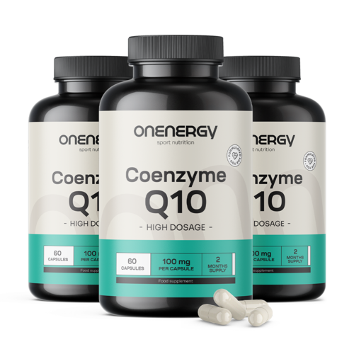 3x Coenzima Q10 100 mg, total 180 de capsule