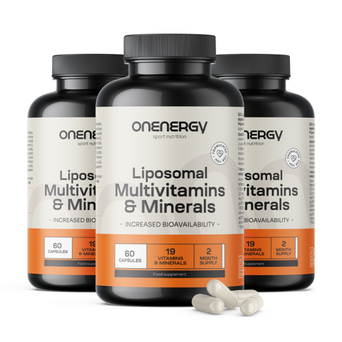 3x Multivitamine și minerale lipozomale, total 180 de capsule