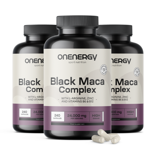3x Complex de maca neagră 24.000 mg, total 720 de capsule