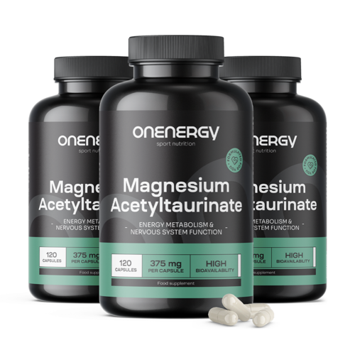 3x Acetiltaurinat de magneziu, total 360 capsule