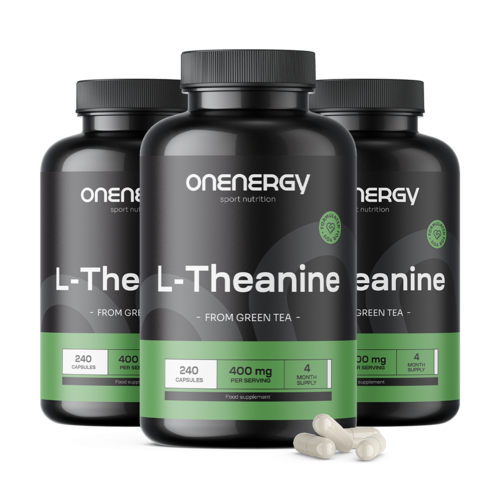 3x L-Teanină 400 mg, total 720 de capsule