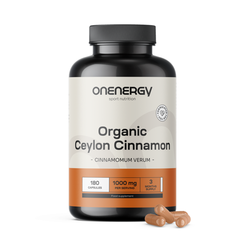 BIO scorțișoară de Ceylon 1000 mg, 180 de capsule