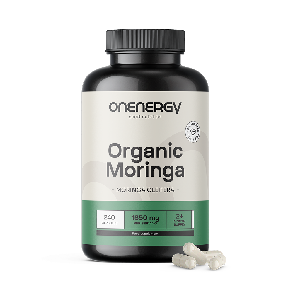 Moringa BIO în capsule de 1650 mg