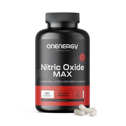 Nitric Oxide Max - complex cu arginină, citrulină și beta-alanină, 180 de capsule