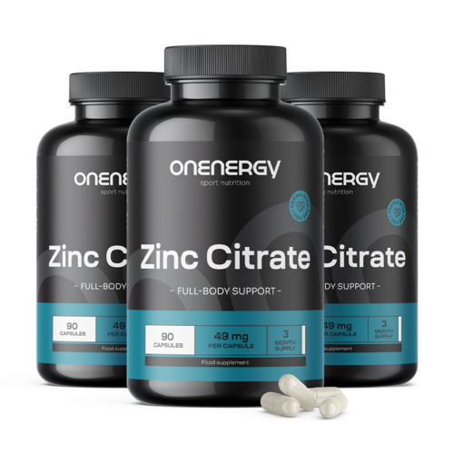 3x Citrat de zinc, total 270 de capsule