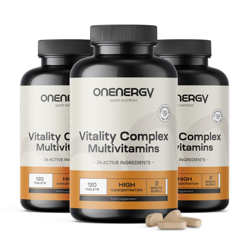 3x Vitality Complex – multivitamine, total 360 de comprimate
