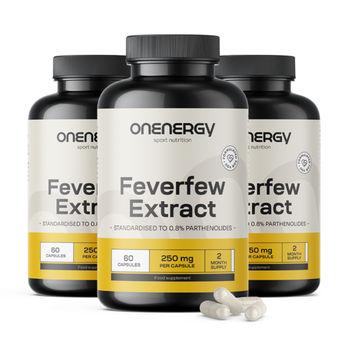 3x Spilcuța (Feverfew) – extract, total 180 de capsule