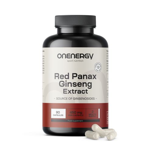 Ginseng roșu (Red Panax Ginseng) – extract, 90 de capsule