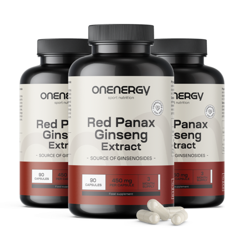 3x Ginseng roșu (Red Panax Ginseng) – extract, total 270 de capsule