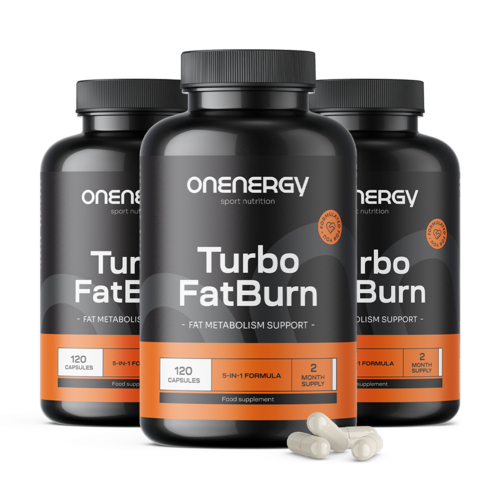 3x Turbo FatBurn, total 360 de capsule