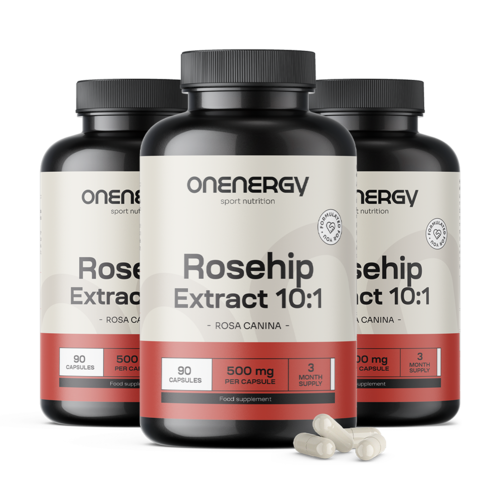 3x Măceș – extract 10:1, total 270 de capsule