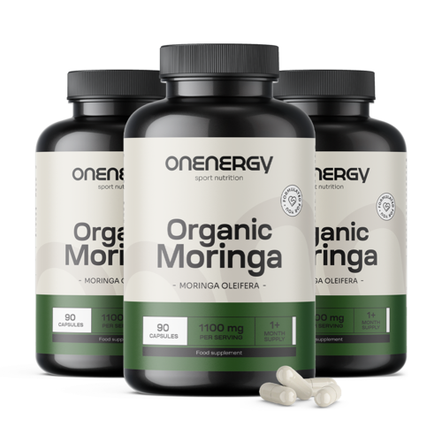 3x BIO Moringa 1100 mg, total 270 de capsule