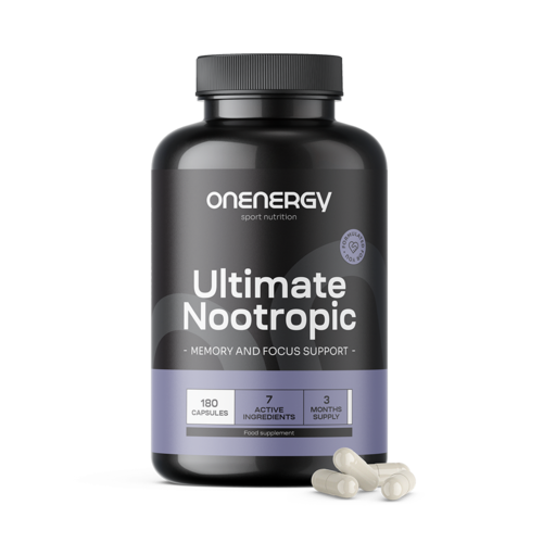 Ultimate Nootropic – complex pentru susținerea funcțiilor cognitive, 180 de capsule