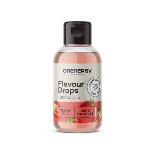 Flavour Drops picături cu îndulcitor – căpșuni, 50 ml