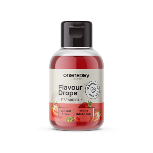 Flavour Drops picături cu îndulcitor – căpșuni, 50 ml