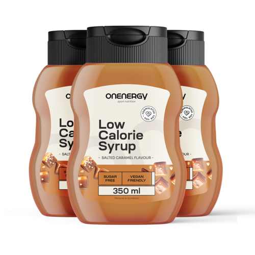 3x Sirop hipocaloric cu îndulcitor – caramel sărat, total 1050 ml