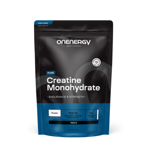 Pure creatină monohidrat în pulbere, 1000 g