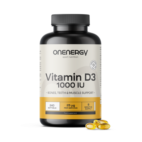 Vitamina D3 1000 UI, 240 de capsule moi