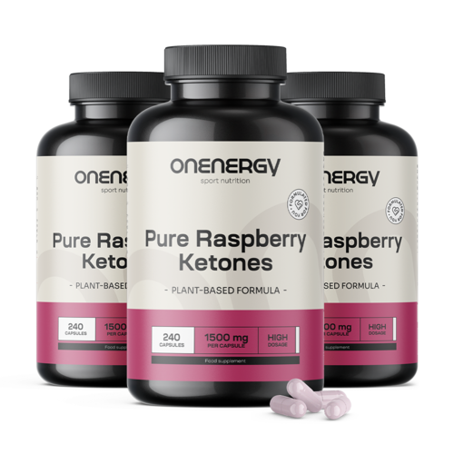 3x Cetone de zmeură 1500 mg, total 720 de capsule