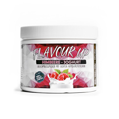 Flavour Up pulbere aromă vegană - zmeură și iaurt