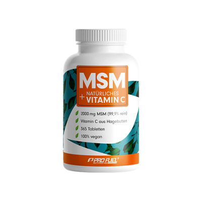 MSM cu vitamina C naturală