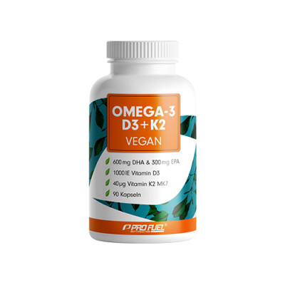 Omega-3 cu D3 și K2 vegan
