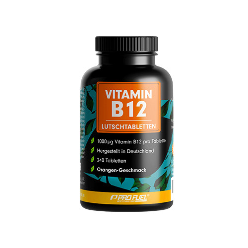 Vitamina B12 sub formă de pastile - portocală