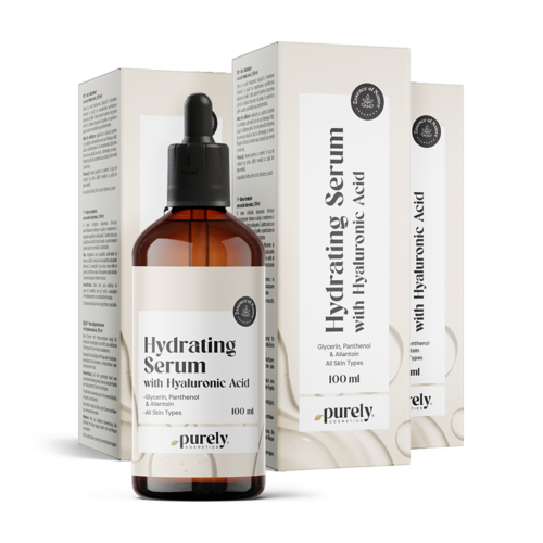 3x Ser hidratant cu acid hialuronic, total 300 ml