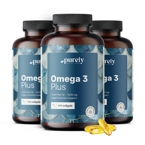 3x Omega-3 Plus 1000 mg, total 540 de capsule moi