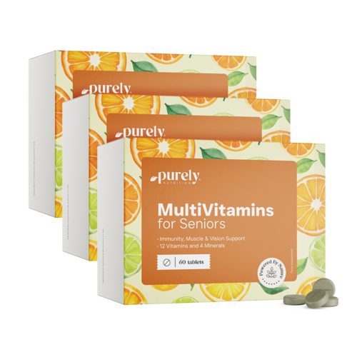 3x Multivitamine pentru persoanele în vârstă, total 180 de comprimate