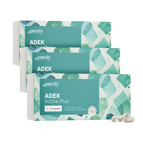 3x Vitamine ADEK Active Plus, total 180 de capsule
