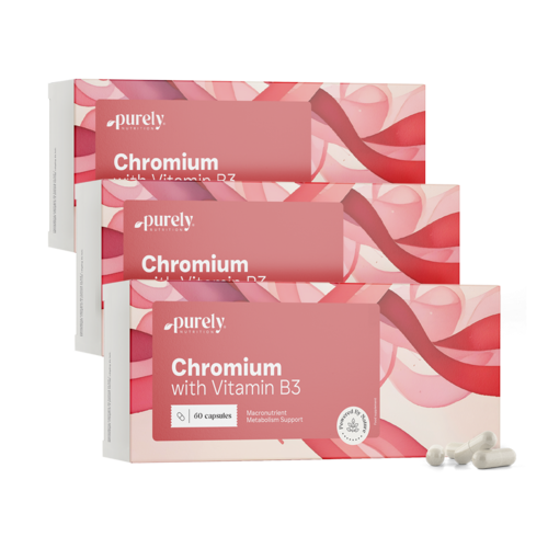 3x Crom 200 µg, total 180 de capsule